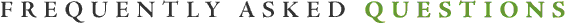 Frequently Asked Questions