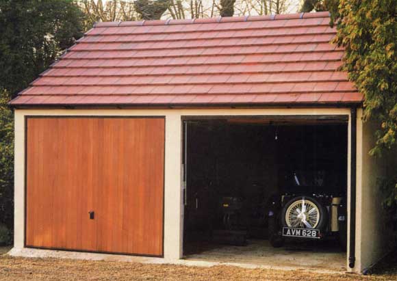 Leofric Multi-Purpose Concrete Building with Log Effect panels