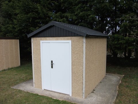 Apex Roof Concrete Garages