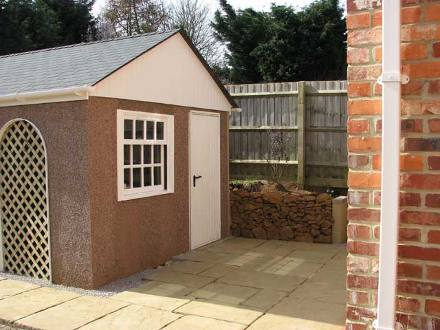Concrete Sectional Pavilion with Arches